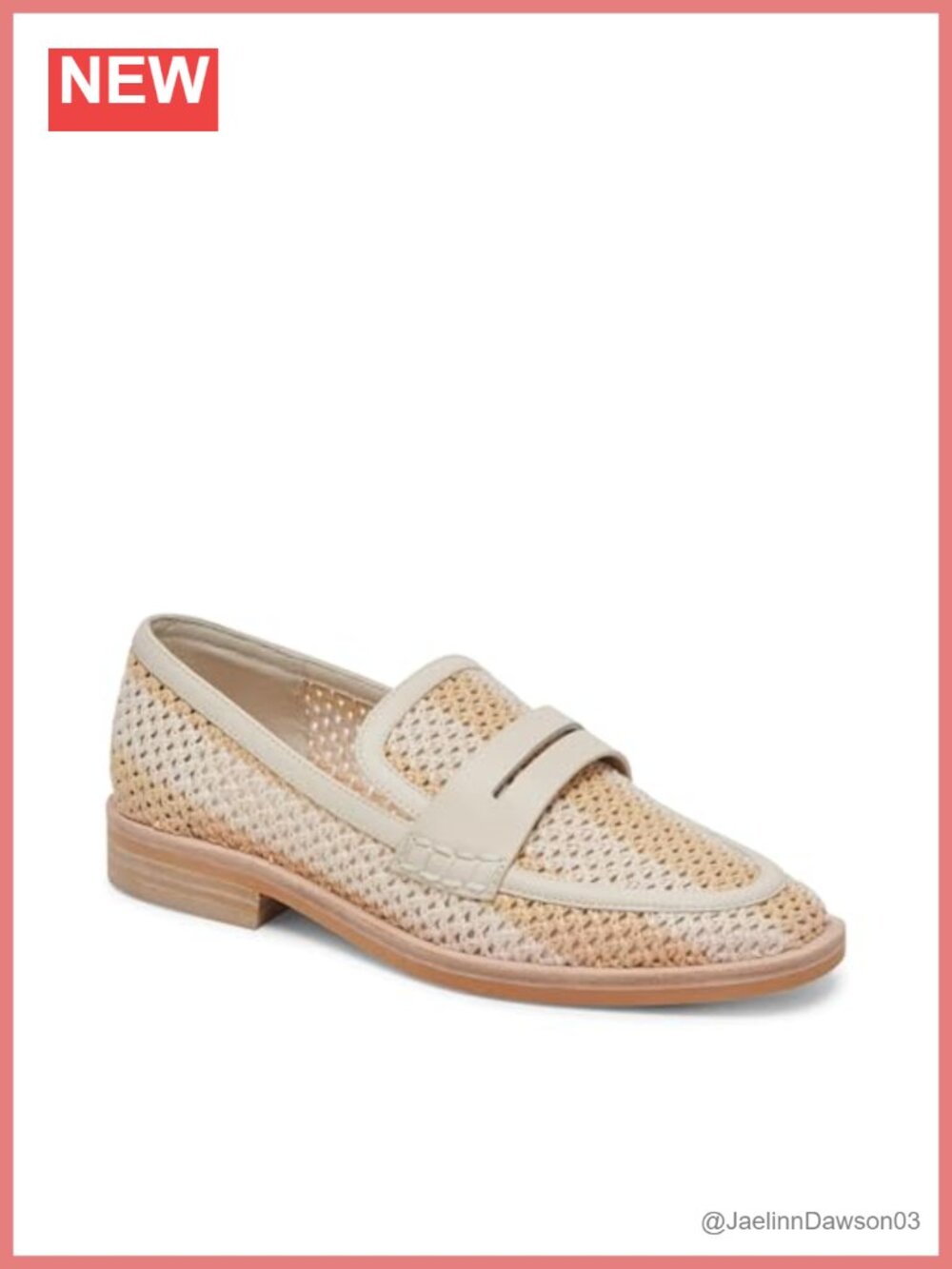 Dolce Vita Women's Raffia Slip On Loafer Flat Casual Chic